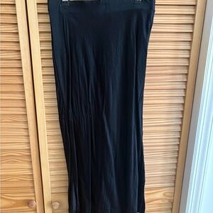 & Other Stories Black Bias-Cut Midi Skirt | Stockholm Atelier | Size 6